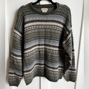 Vintage 80s 1980s St. John’s Bay Baggy Sweater, Size Medium, Made in USA